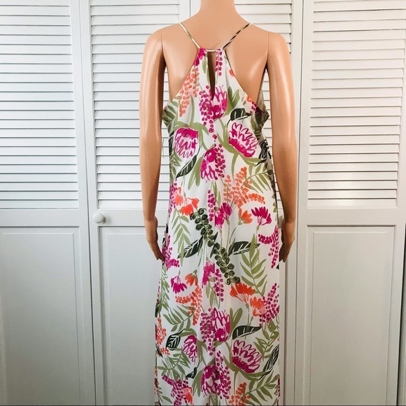2/$50 OLD NAVY Floral Spaghetti Strap Maxi Dress Size Medium - Picture 10 of 10